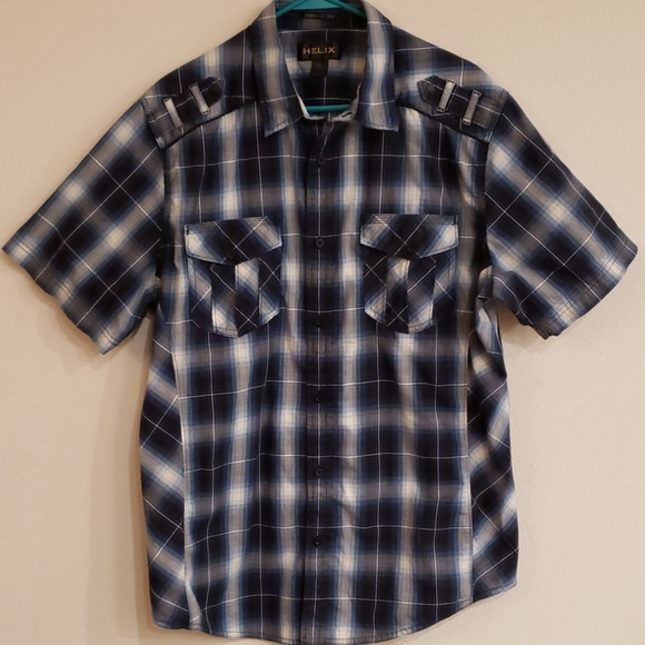 Helix Other - HELIX Athletic Fit Plaid Shirt